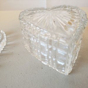 Lead Crystal Heart‎ Dish w/Lid 24% PBO